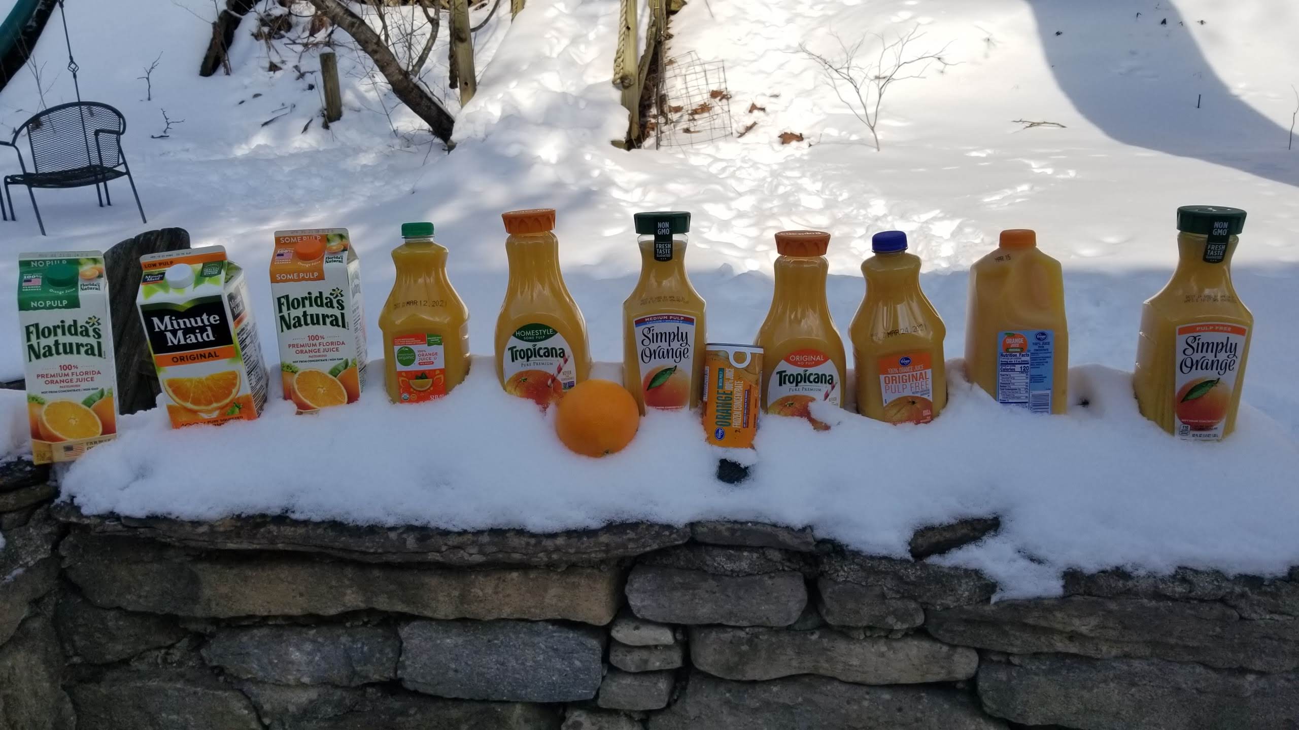 Orange Juice Taste Test