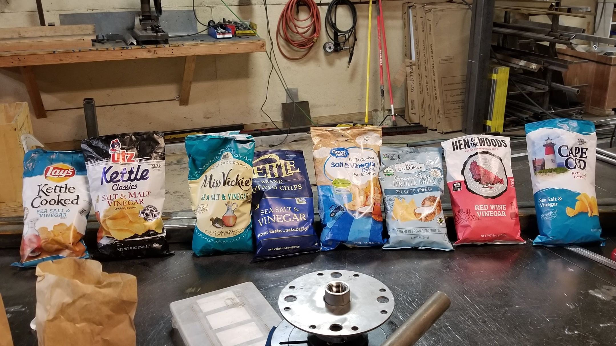 Salt and Vinegar Kettle Chips Taste Test