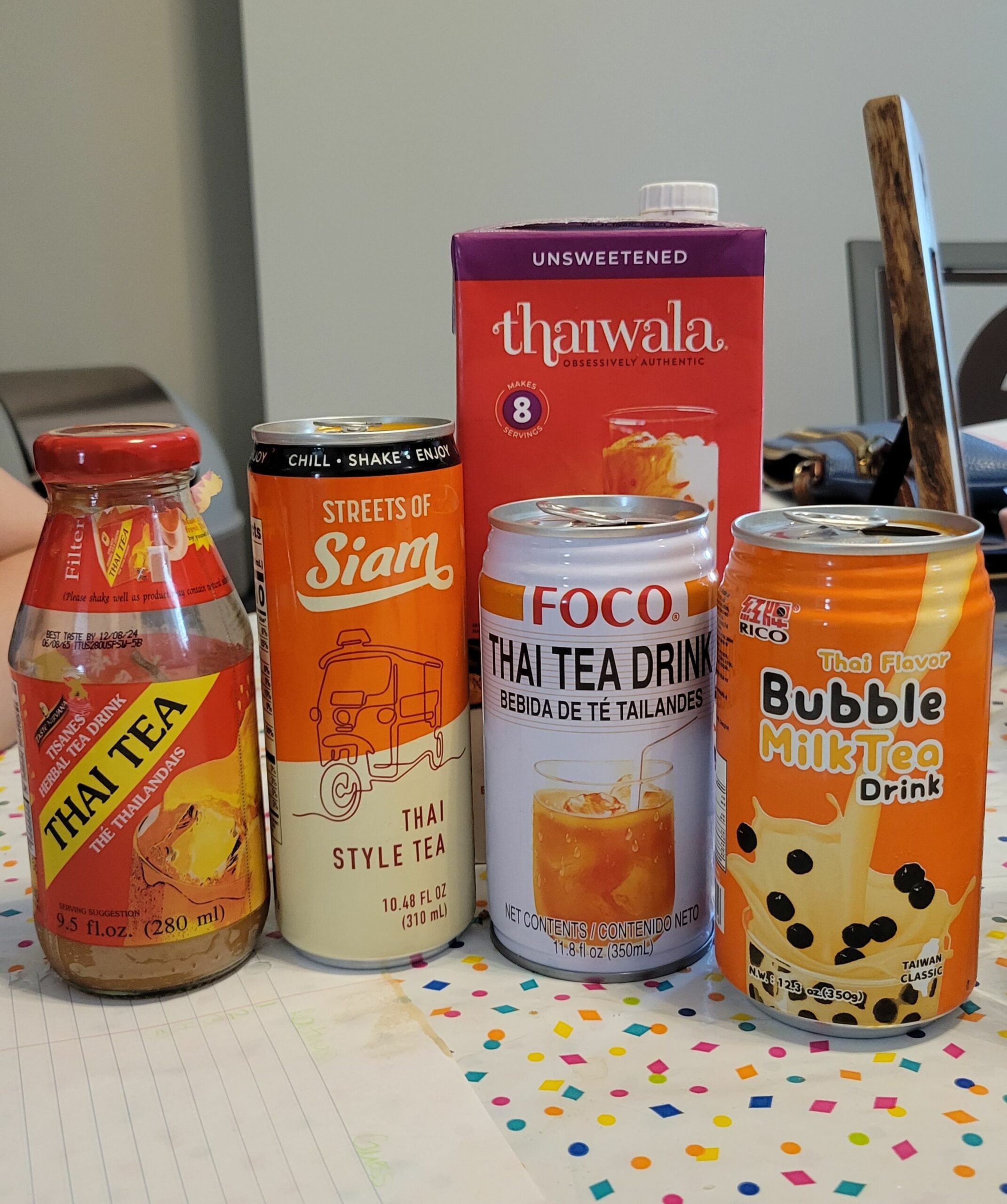 Thai Tea Taste Test